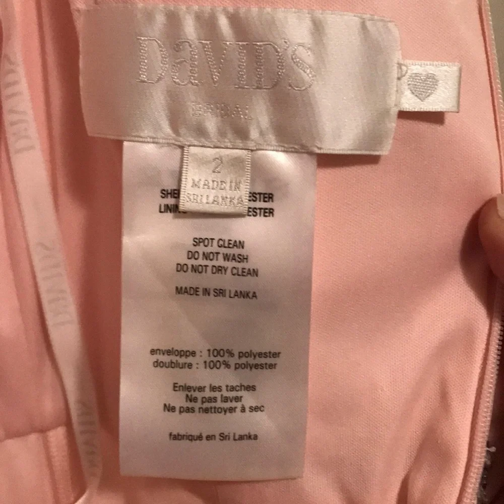 NWT DAVID’S BRIDAL DRESS - Picture 8 of 10